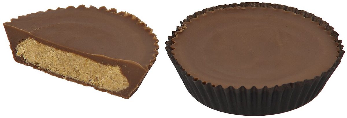 Reese's Peanut Butter Cups (standard milk chocolate cups)